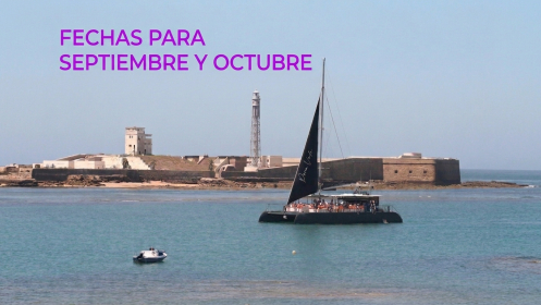 Excursión Cádiz Trimilenaria en catamarán Pura Vida - Septiembre